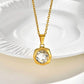 Éclat Nova – Modern Geometric Zircon Pendant