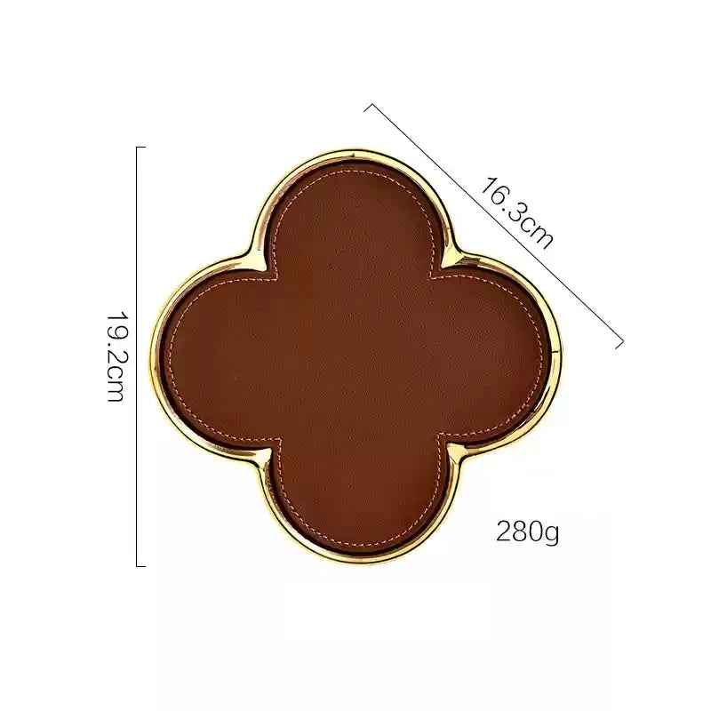 Bianca Aura – Refined Leather & Ceramic Jewelry Display Tray