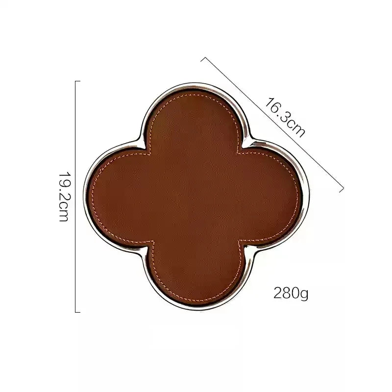 Bianca Aura – Refined Leather & Ceramic Jewelry Display Tray