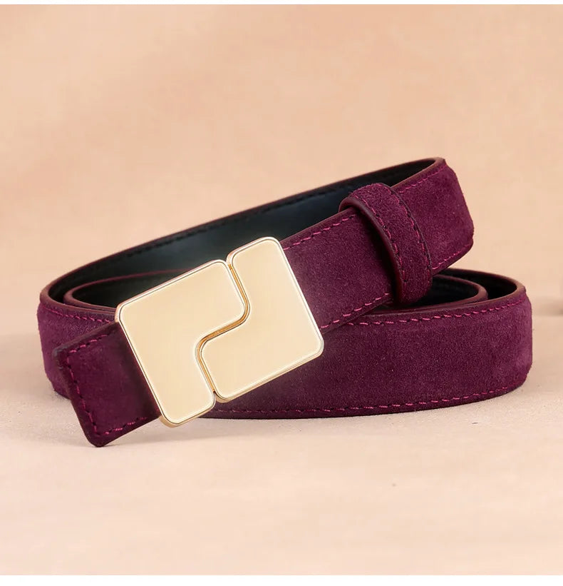 Isadora Belle – Suede Leather Waist Belt