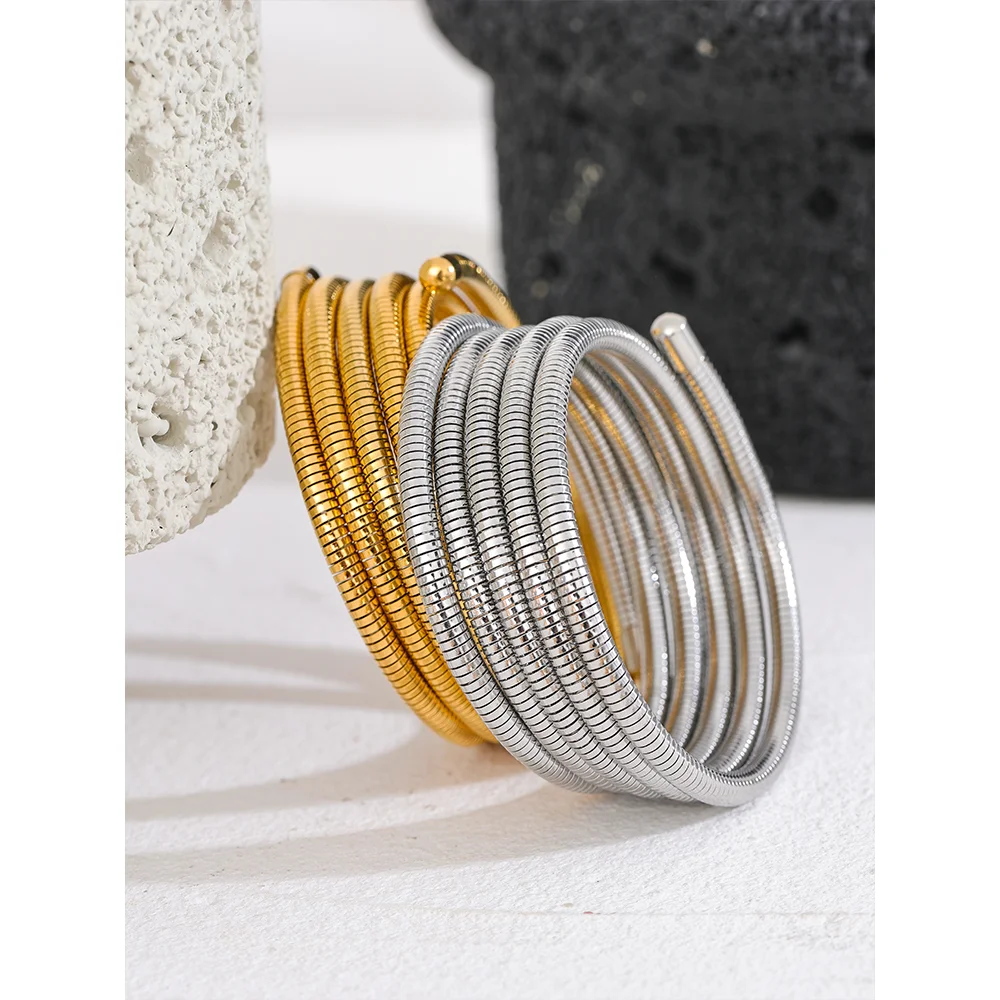 Arden Flex – Elastic Multi-Layer Steel Bracelet