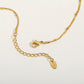 Serpella Glow – Gold-Plated Snake Bead Bracelet