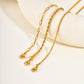 Vellisse – Elegant Triple-Layer Stainless Steel Chain Bracelet Set