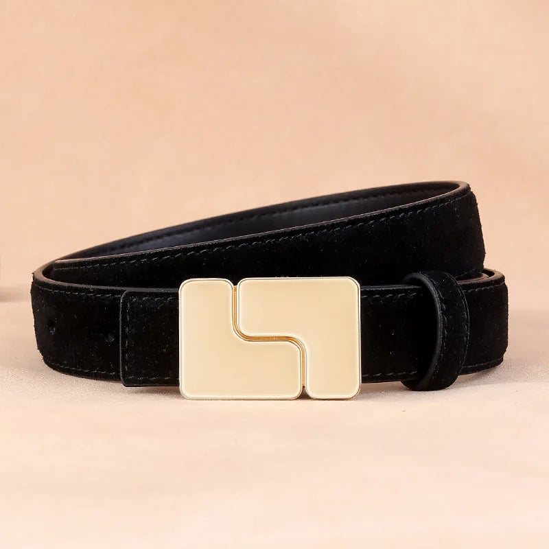 Isadora Belle – Suede Leather Waist Belt