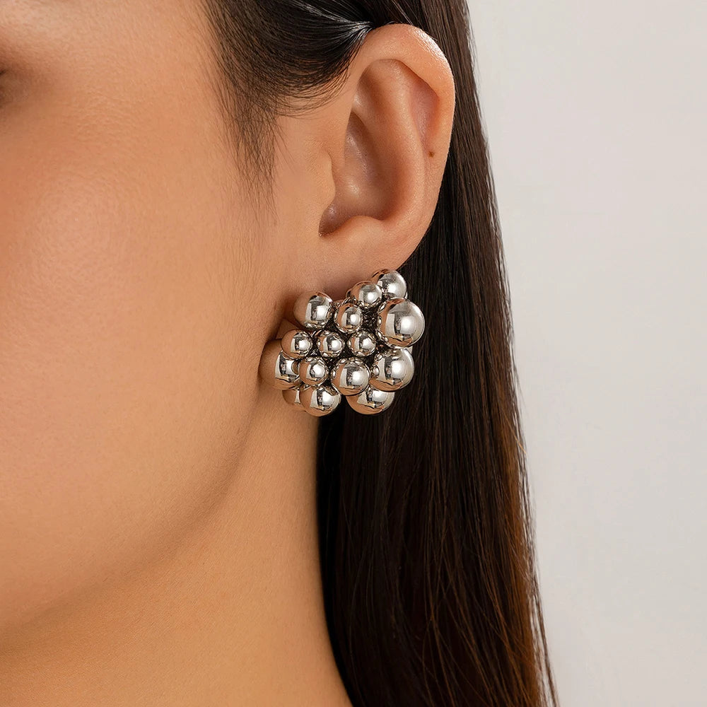 Aurora Prism – Geometric Beaded Earrings