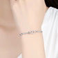 Amorelle Heart – 925 Sterling Silver Purple Zircon Bracelet